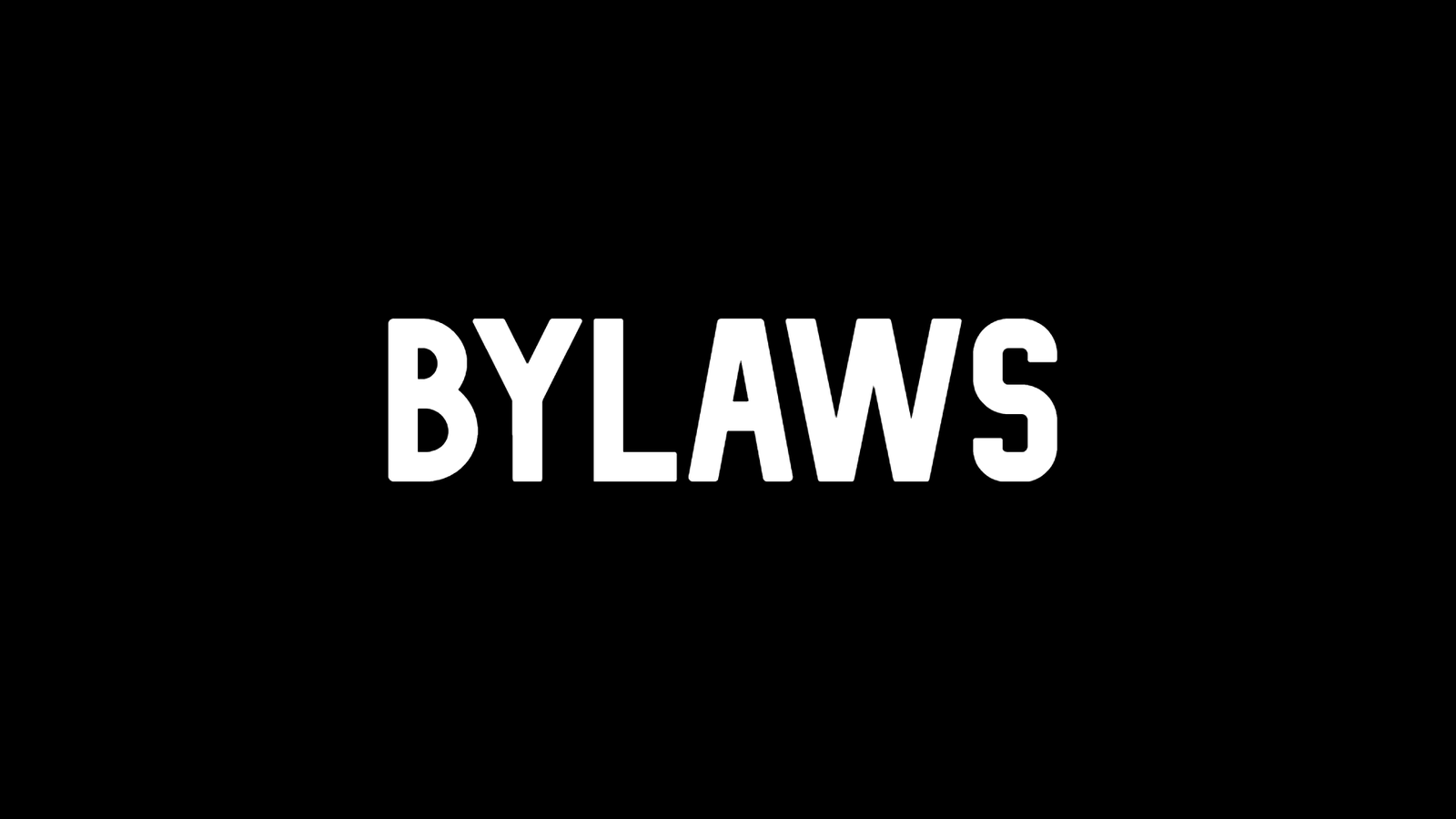 Bylaws